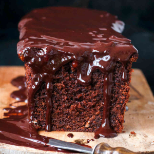 Ciasto czekoladowe z powidłami śliwkowymi