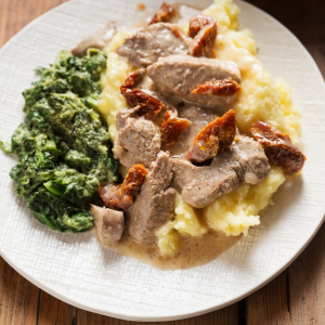 Polędwiczki z suszonymi pomidorami babci Halinki