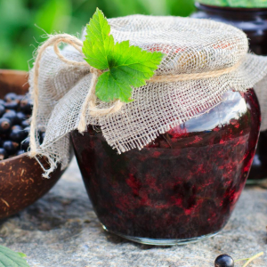 Dżem z czarnej porzeczki