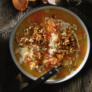 Zupa ogórkowa z ryżem i mięsem