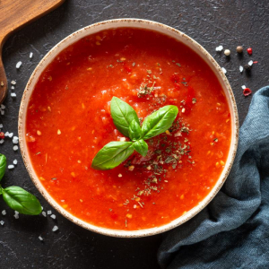 Krem z pieczonych pomidorów