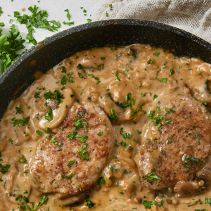 Polędwiczki z pieczarkami