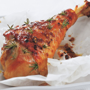 Udziec z indyka pieczony