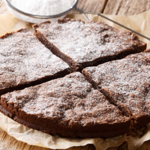 Kladdkaka – szwedzkie ciasto czekoladowe