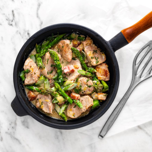 Polędwiczka ze szparagami