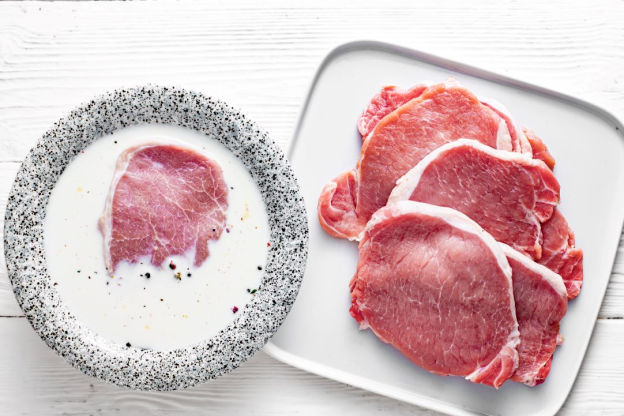 Kotlet schabowy moczony w mleku