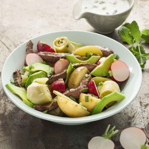 Sałatka z młodych ziemniaków