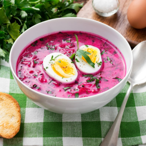 Chłodnik z buraków marynowanych