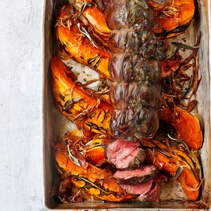 Pieczona polędwica z jelenia z dynią i solą syczuańską