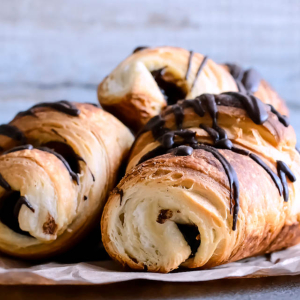 Ciastka francuskie z nutellą