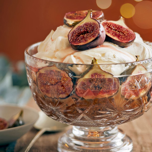 Deser karmelowy z figami