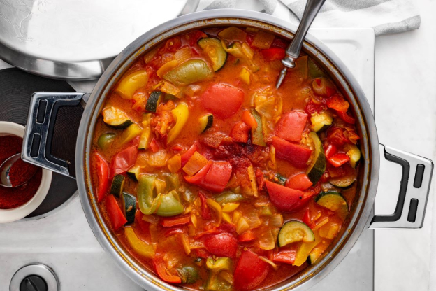 Leczo do słoików – duszenie