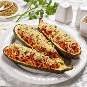 Cukinia faszerowana mięsem mielonym