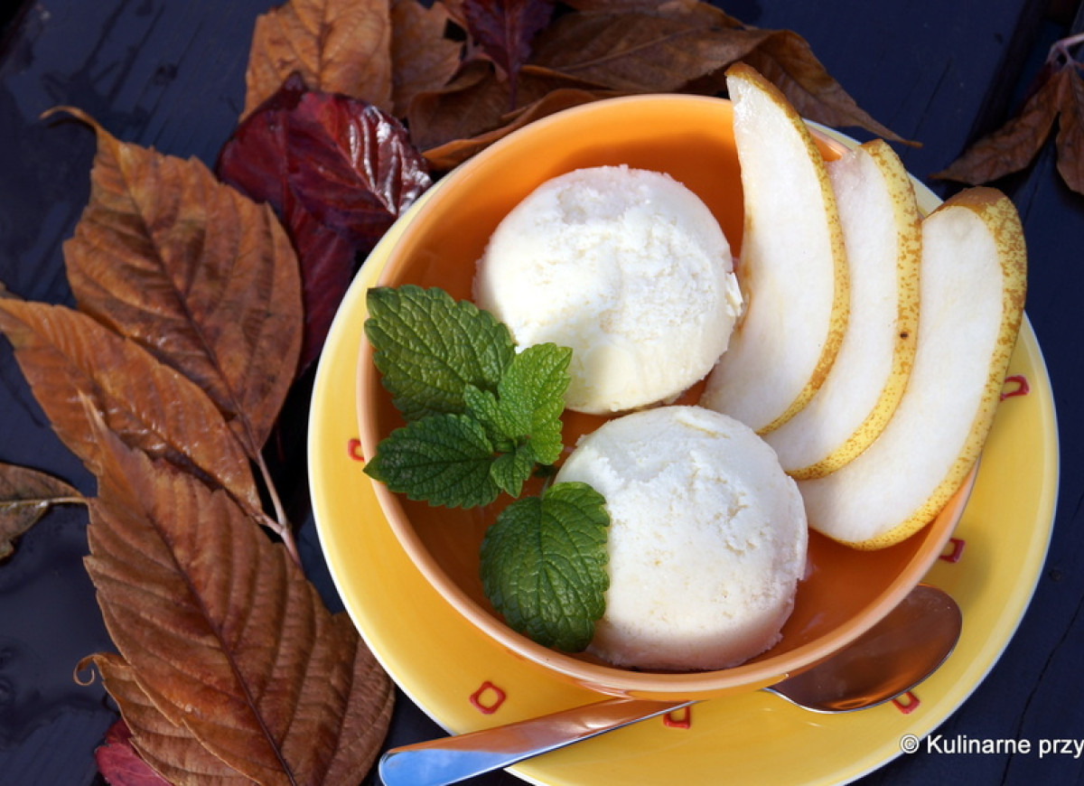 Domowe lody gruszkowe