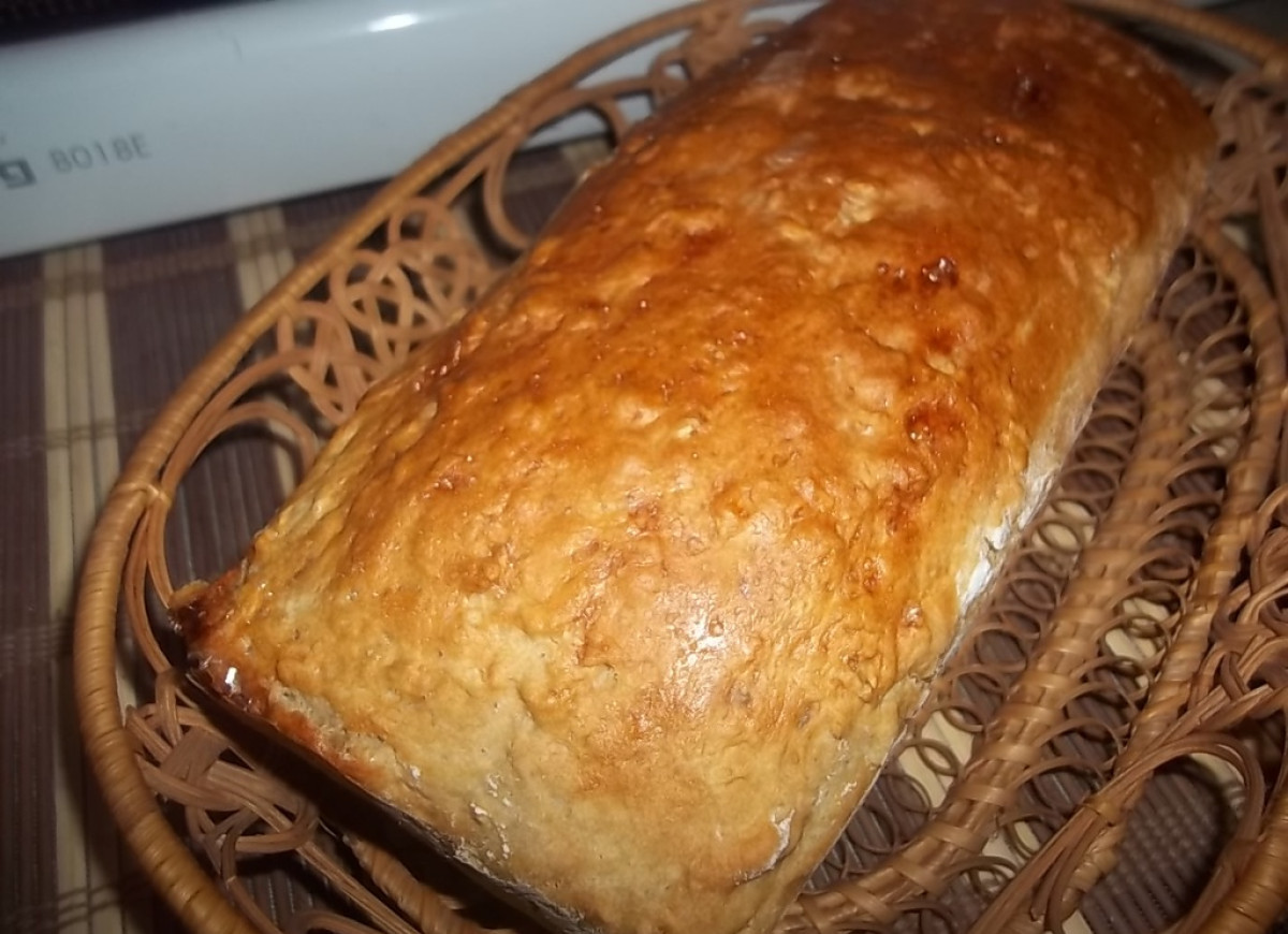 Chleb pszenno-żytni z płatkami owsianymi