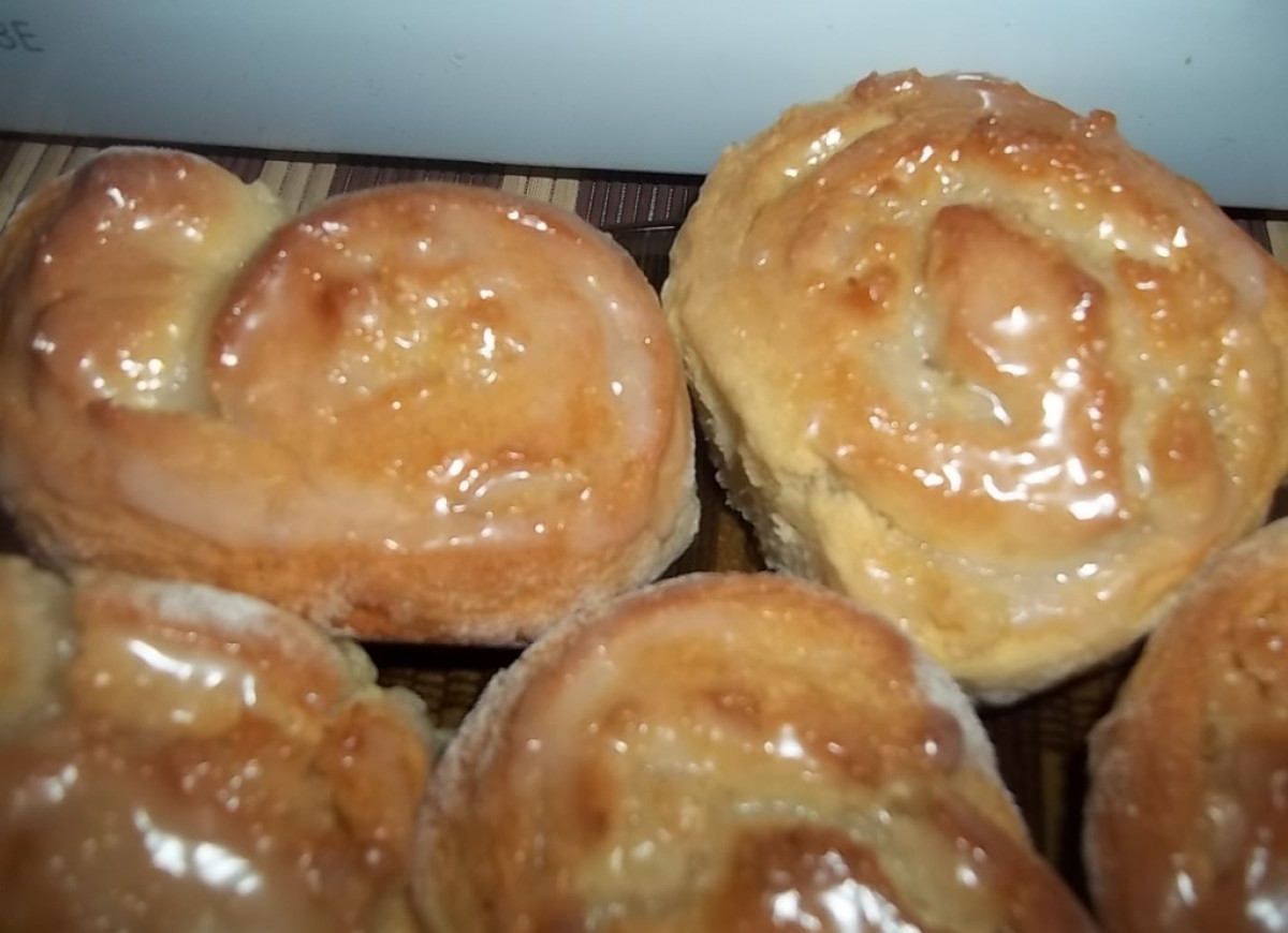 Drożdżówki z kokosem