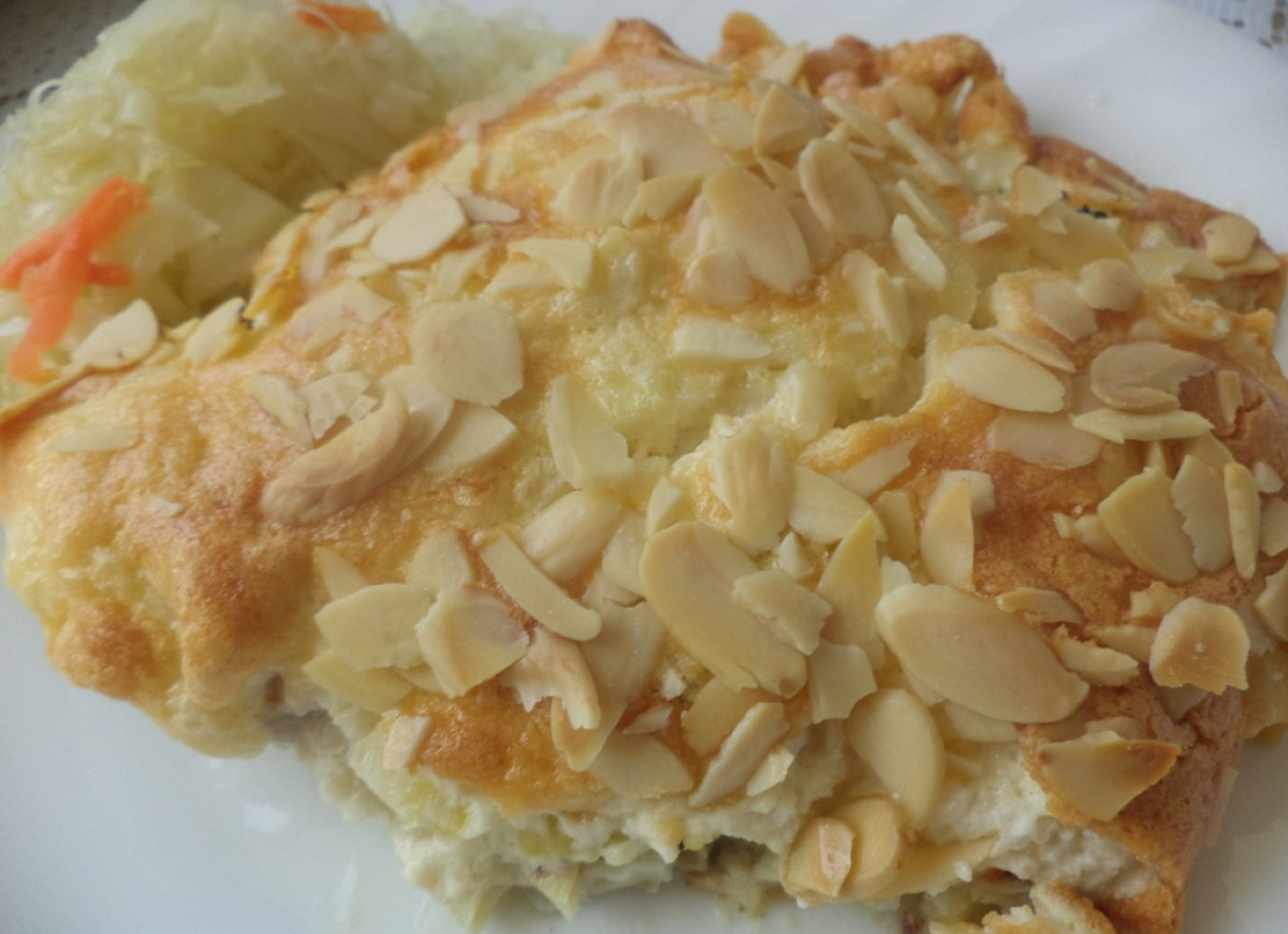 Dorsz pod pyszną migdałową kołderką