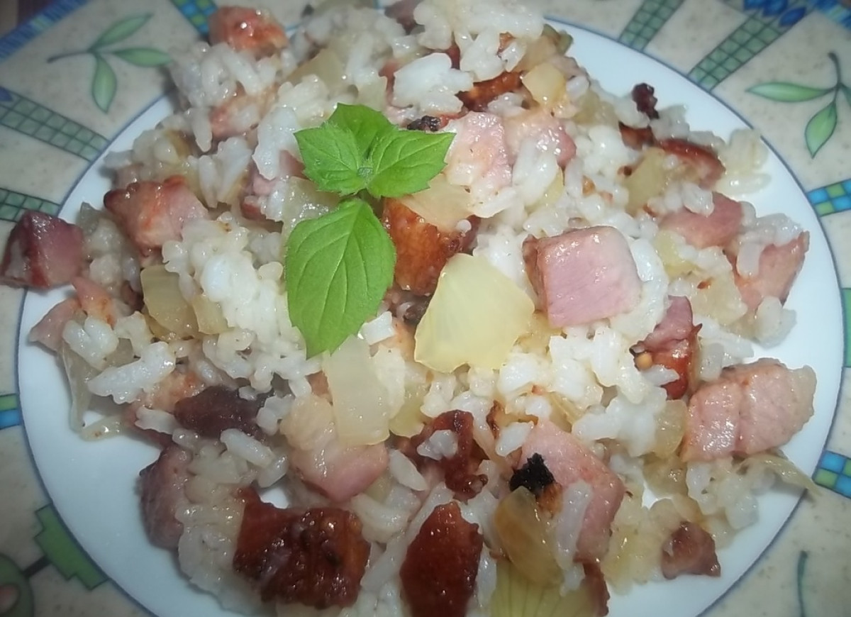 Ryż podsmażany z boczkiem