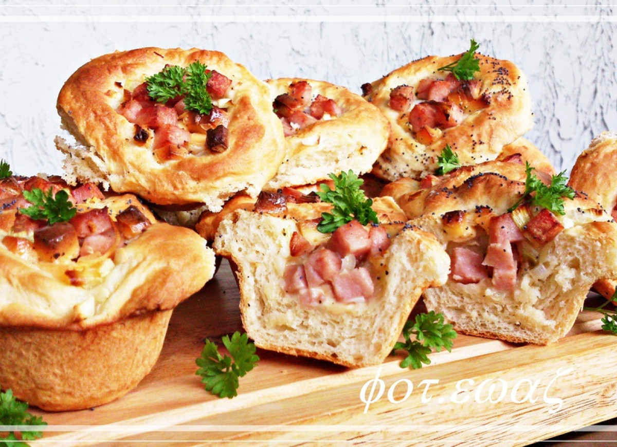 Babeczki drożdżowe z wkładką