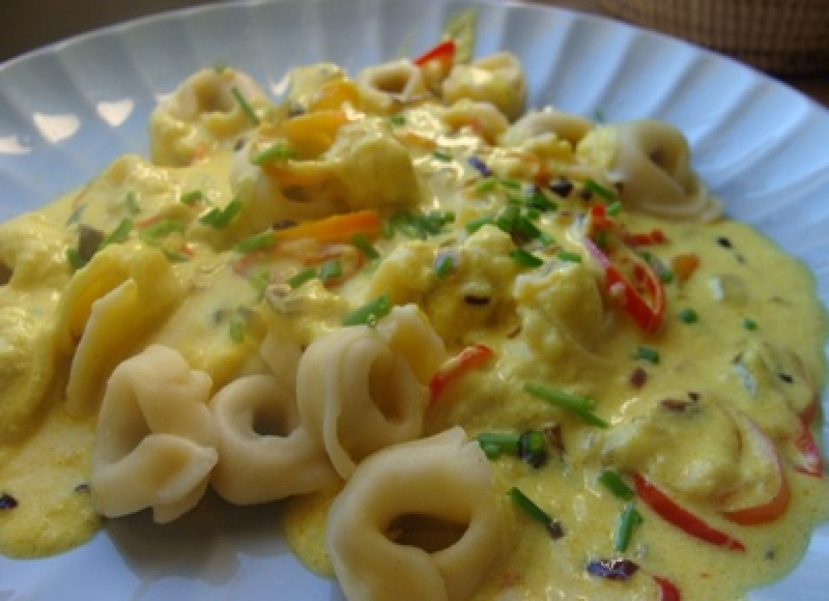 Tortellini w sosie serowym