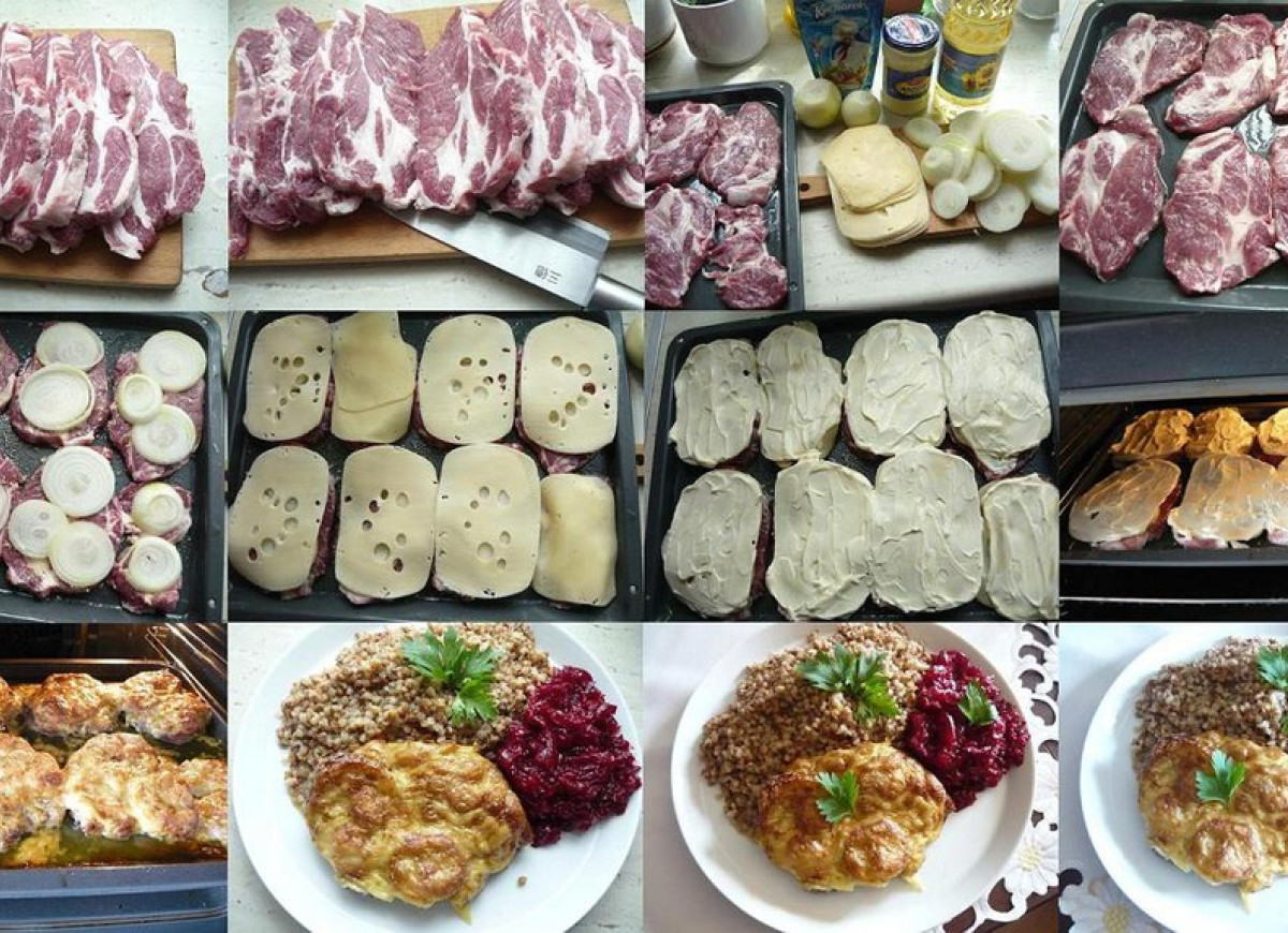 Karkówka inaczej niż zwykle.. z cebulką i majonezem …