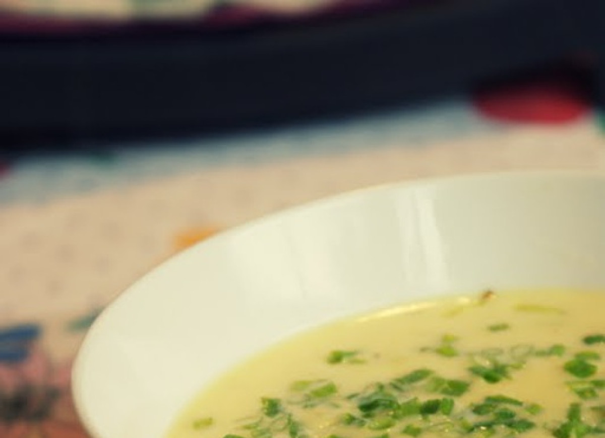 Zupa serowa z porami