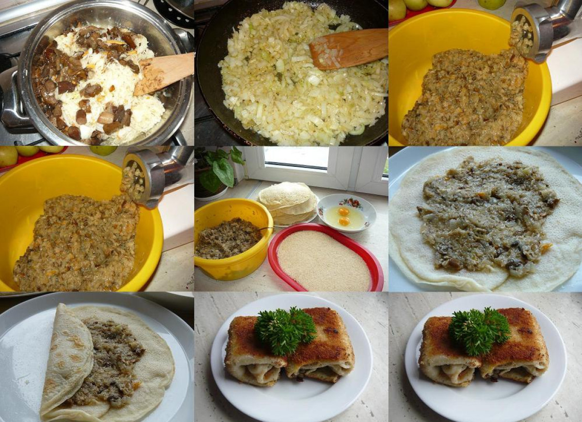 Krokiety wegetariańskie.. RYNIA..