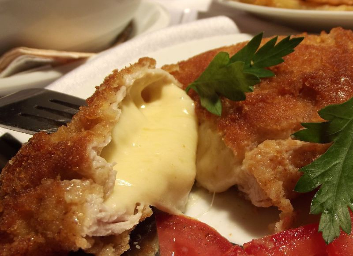 Szwajcar, czyli schabowy z serem