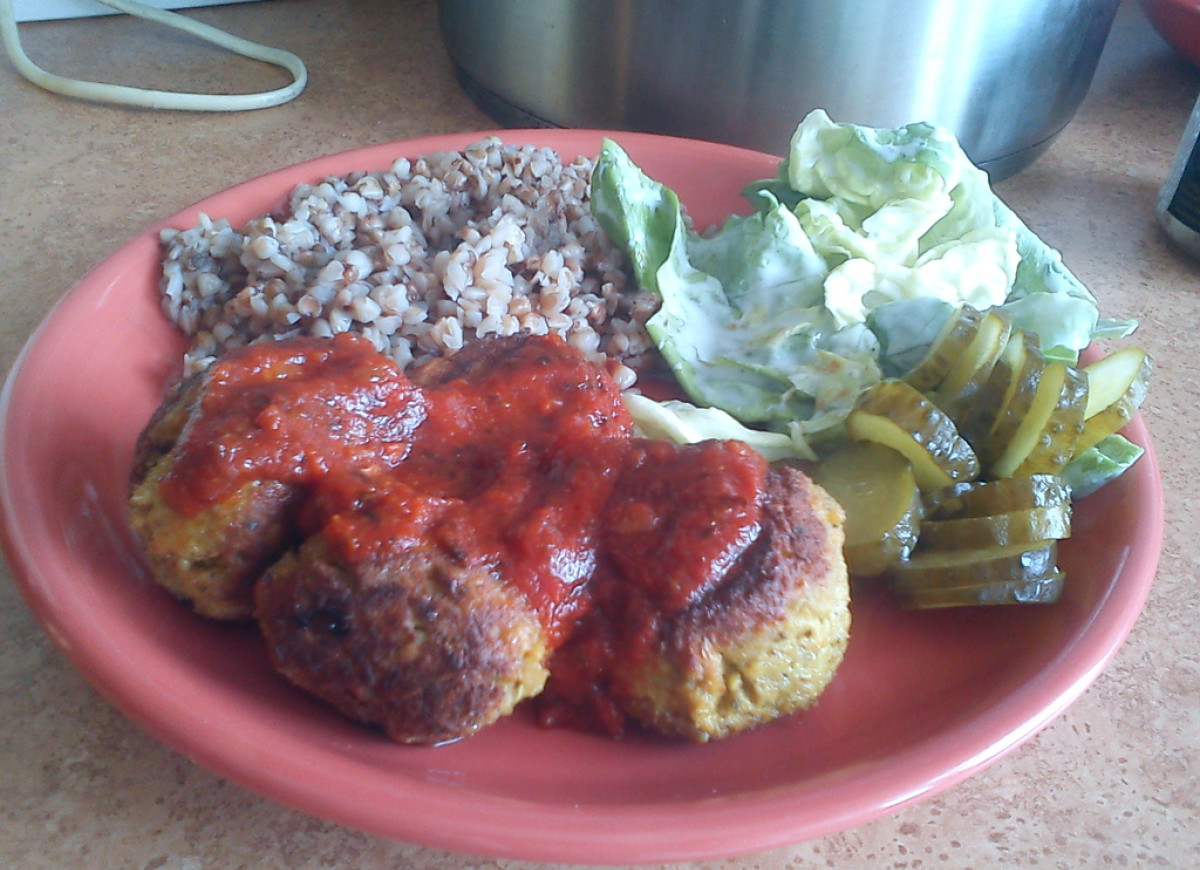 Pulpeciki sojowe w sosie pomidorowym