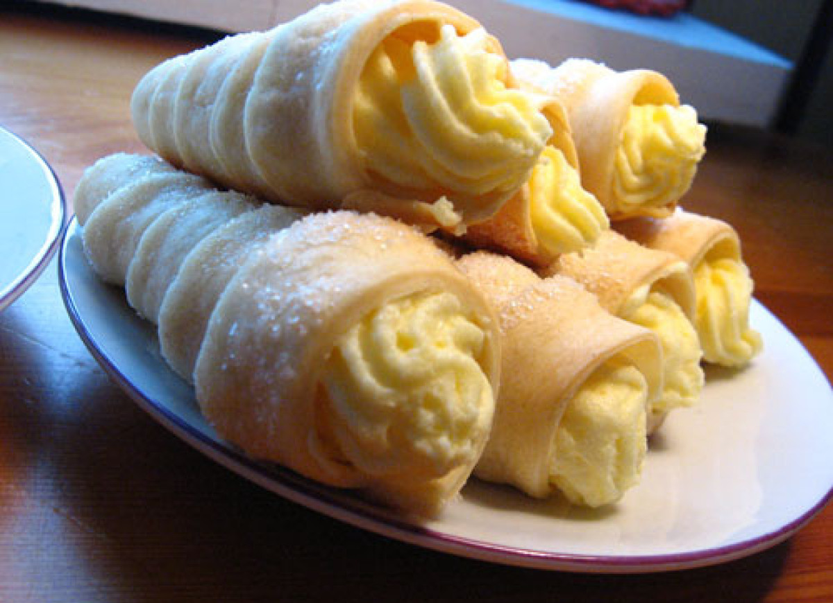 Rurki z kremem karpatkowym