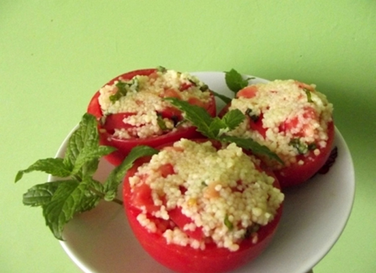 Pomidory nadziewane kuskusem