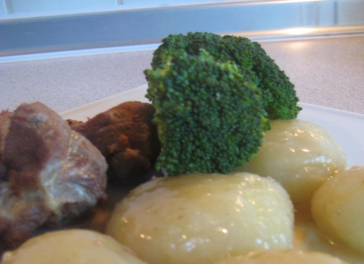 Kluski slaskie ciemne.