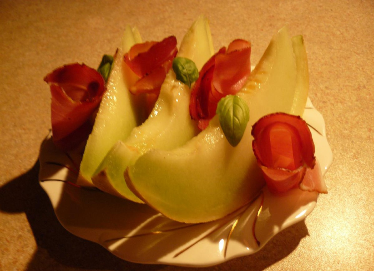 Melon z szynką szwarcwaldzką