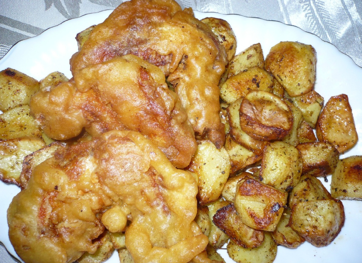 Skrzydełka w cieście piwnym