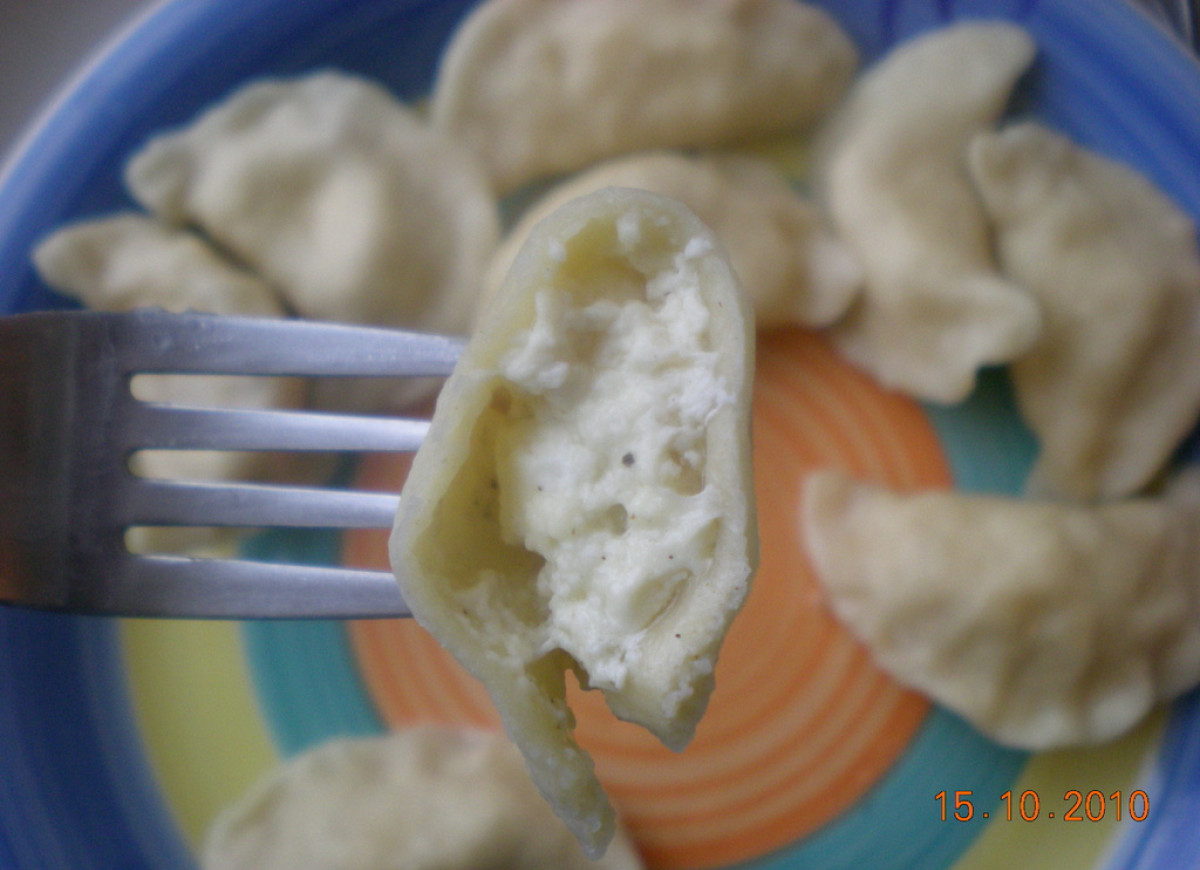 Pierogi z serem na slono