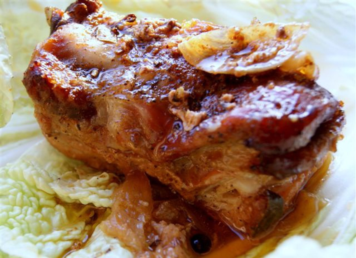 Żeberka w staropolskiej piwnej marynacie