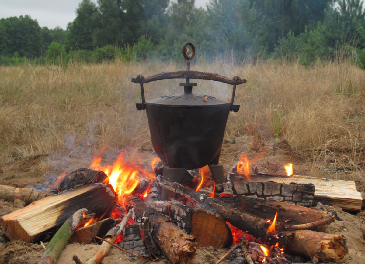 Kociołek z ogniska