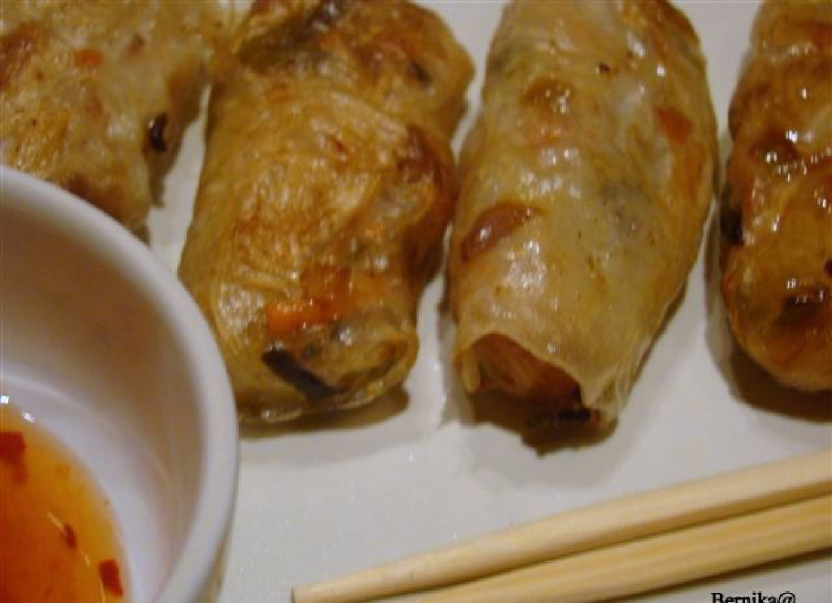 Sajgonki z krewetkami.