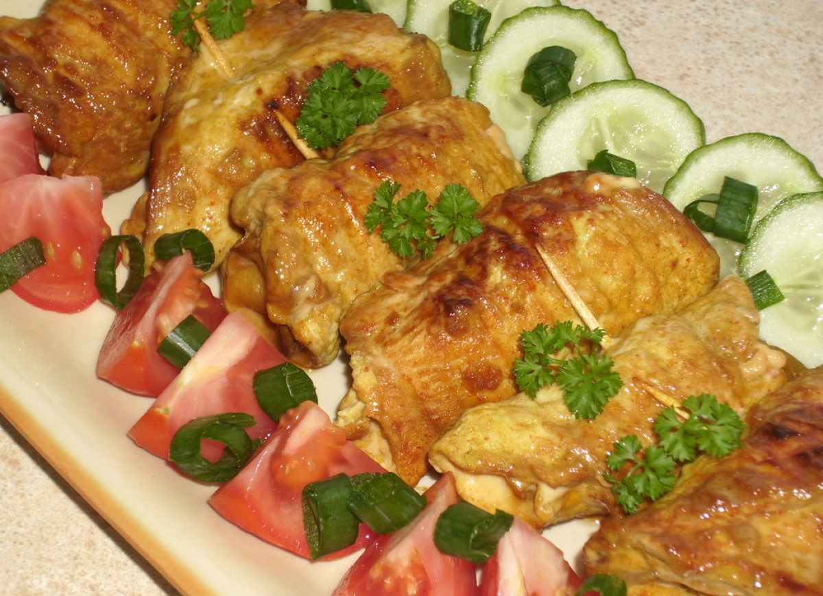 Pierś kurczaka marynowana w sosie sojowym