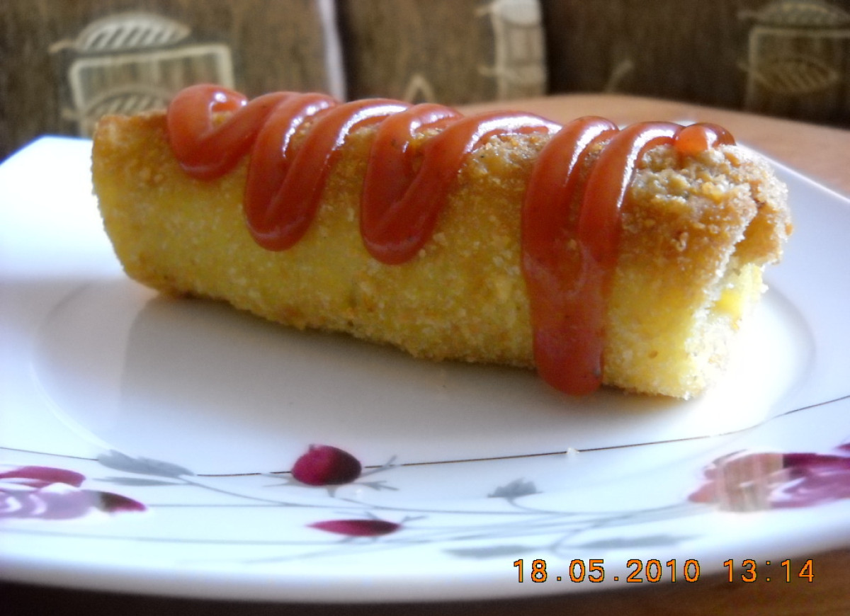 Krokiety z mięsem i kapustą