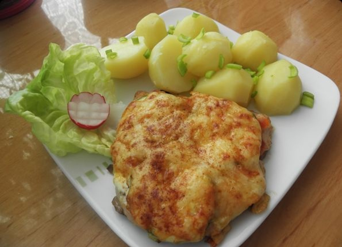 Sznycle z indyka wypasione