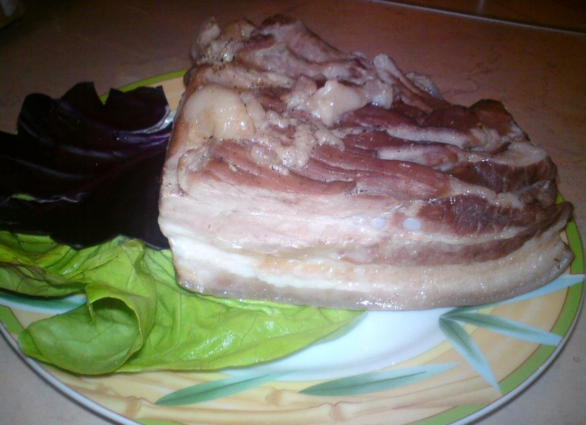 Gotowany boczek do chleba