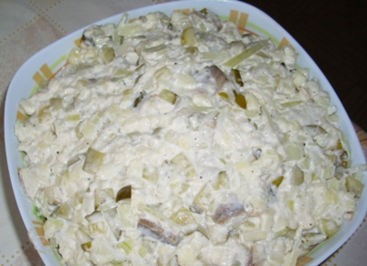 sałatka z matiasów