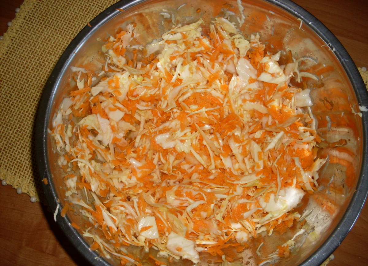 surówka z zaparzanej kapusty