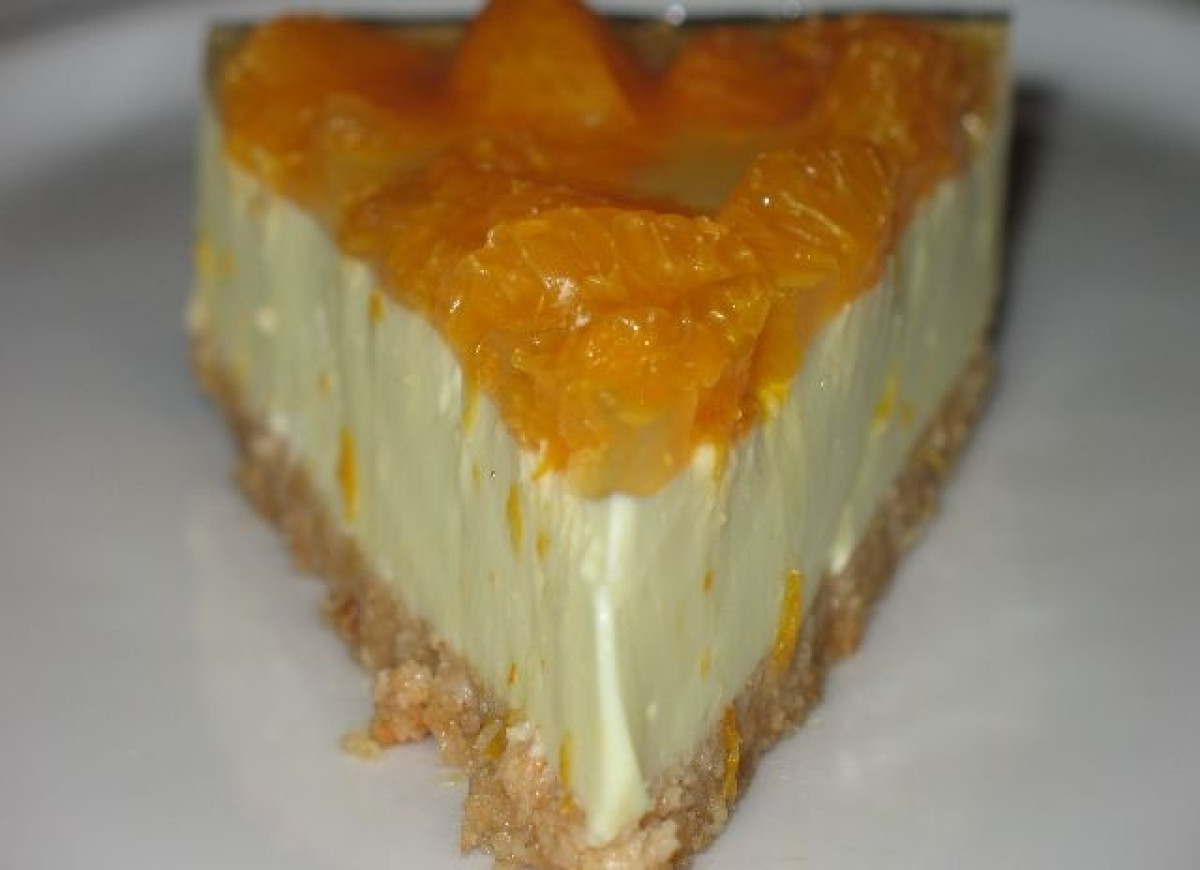 Sernik z mandarynkami
