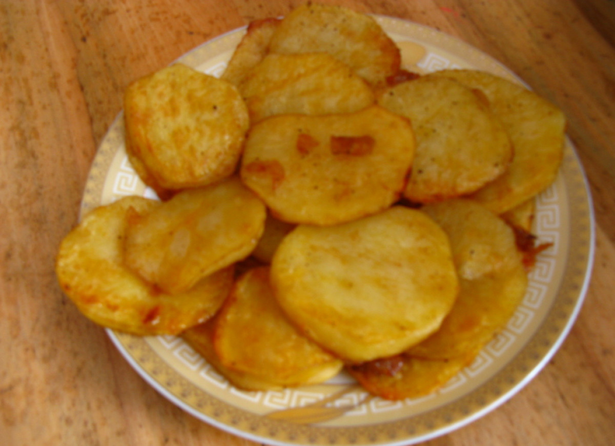 pieczone chipsy ziemniaczane