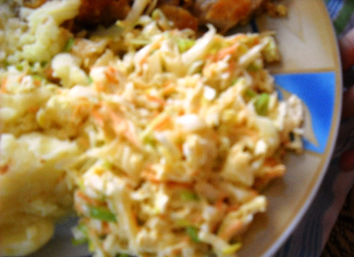 Surówka z kapusty pekińskiej i pora