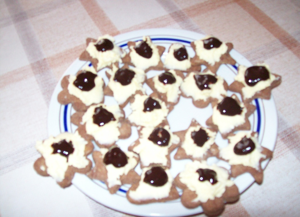 Ciasteczka z masą z mleka w proszku