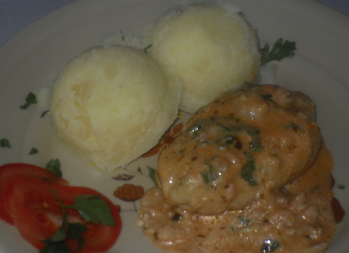 Zrazy  w sosie pomidorowym