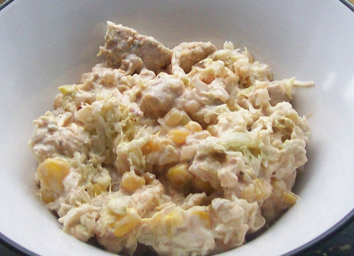 Sałatka z kurczakiem i kapustą pekińską